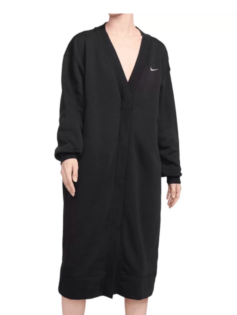 Nike Womens Sportswear
Phoenix Fleece Oversized Long Cardigan Black FV8036-010